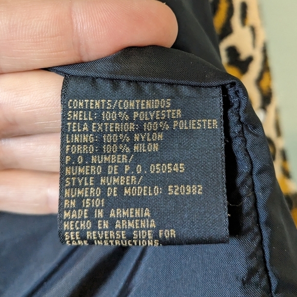 Y2K Static Leopard Print Cropped Jacket Size S - Picture 11 of 12